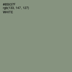 #85937F - Battleship Gray Color Image